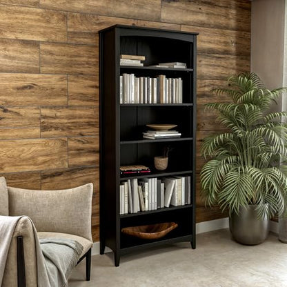 Shaker Style 6 Shelf Bookcase/Solid Wood / 72 inch Tall/Adjustable, view 6