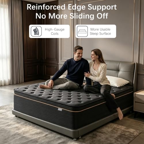 Full Size Mattress, 12 Inch Medium Firm Hybrid Full Mattress, view 5