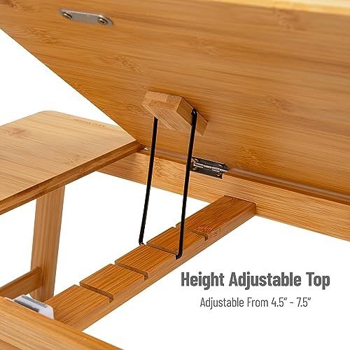 Lap Desk, Laptop Stand with Folding Legs for Bed Dorm Room and Home Office, view 5