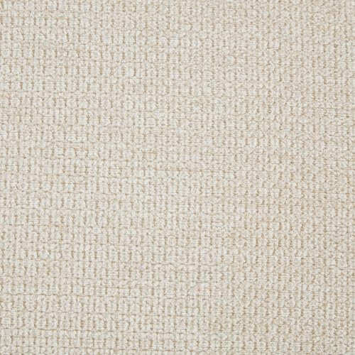 Justin Modern Accent Chair with Metal Legs, Chenille Upholstered Lounge Chair Indoor, Curved Backrest Armchair, Soft Cushion Seating for Living Room Reading Home, Beige