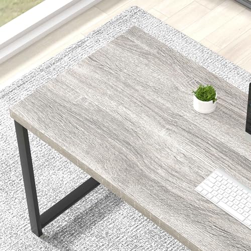 Computer Desk, Modern Home Office Desk with Shelves, view 5