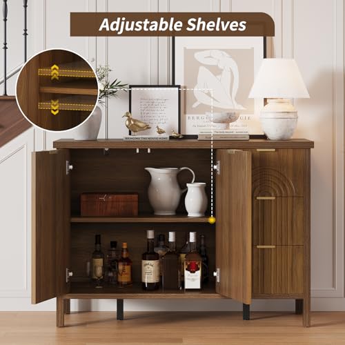 Sideboard Buffet Cabinet with Storage, view 6