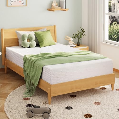 EGOHOME 5 Inch Twin Mattress for Kids, Green Tea Memory Foam, Bed in A Box, view 2