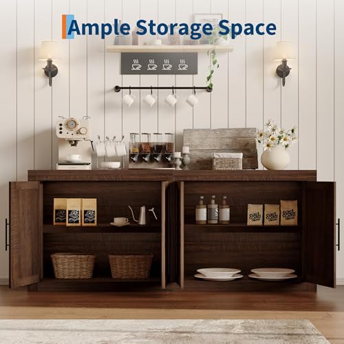 71" Large Sideboard Buffet Cabinet, view 8