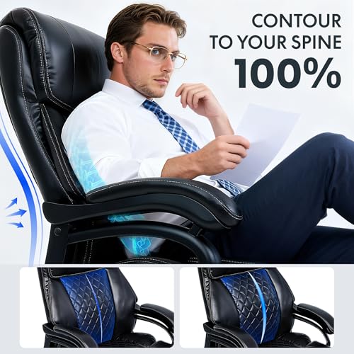FLEXISPOT 500LBS Big and Tall Office Chair with Stable Arms Ergonomic Office, view 6