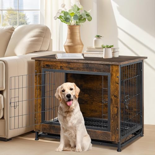 Wooden Dog Crate Furniture for Large Breed, view 3