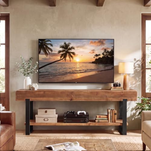 Farmhouse Solid Wood TV Stand for 55/60/65-Inch TVs, view 5