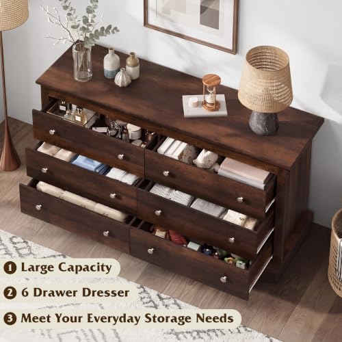 59" Dresser for Bedroom, view 4