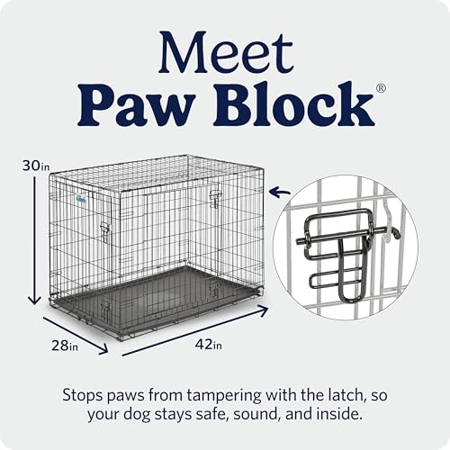 Midwest 42-Inch Double Door iCrate, for Large Breeds, 71-90 lbs, view 5