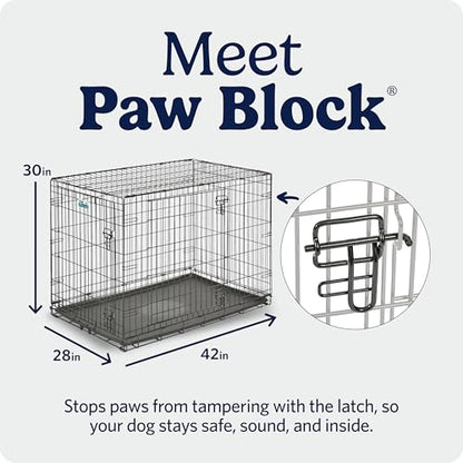Midwest 42-Inch Double Door iCrate, for Large Breeds, 71-90 lbs, view 5