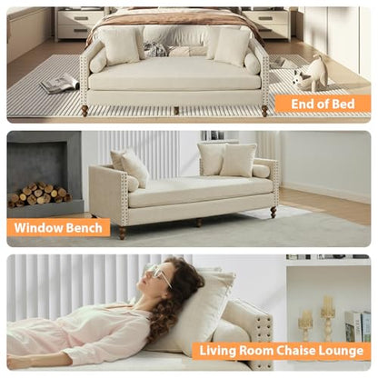 75.2" Oversized Indoor Chaise Lounge, view 7