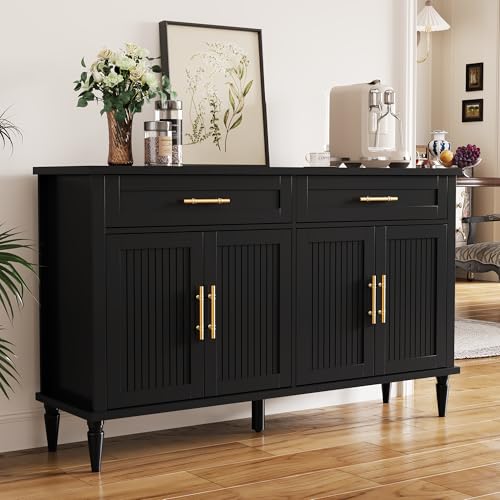 58 Inch Sideboard Buffet Cabinet with Storage, view 5