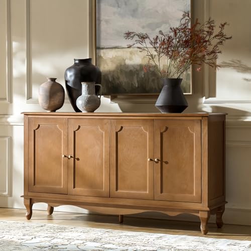58“ Farmhouse Sideboard Buffet Cabinet (Acorn), view 2