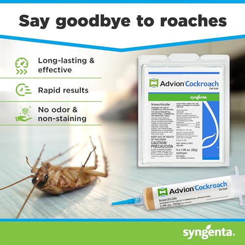 advion 383920 4 Tubes and 4 Plungers Cockroach German Roach Pest Control Inse, view 3