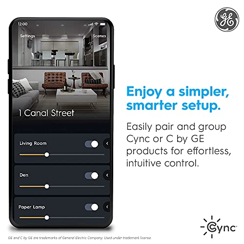 GE Dynamic Effects Smart Cafe Lights, Color Changing Patio String Lights, view 5