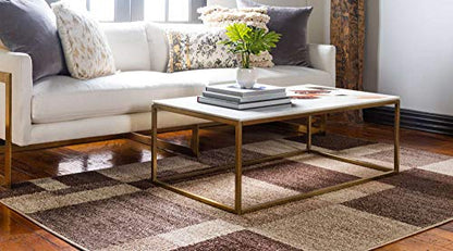 Autumn Collection Area Rug - Providence (7' 10" x 10' Rectangle, Light Brown/ Beige)