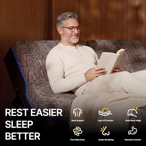 Adjustable Bed Frame with Multiple Motor Functions and Comfort Features, view 5