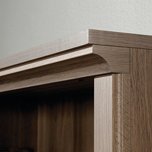 5 Tier Book Shelf Wooden Bookcase Multipurpose Bookshelf for Home Office, Living Room, in Salt Oak finish