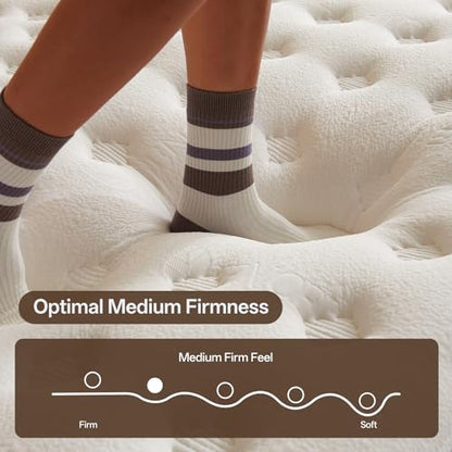 12 Inch Queen Mattress, Hybrid Mattress in a Box, view 3