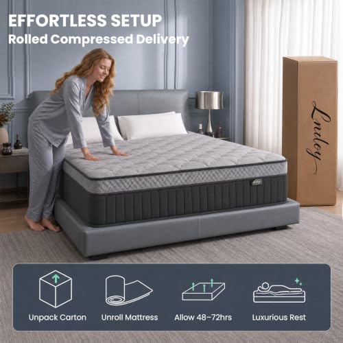 Full Size Mattress, 12 Inch Hybrid Full Mattresses in a Box with Pocket Spring, view 7
