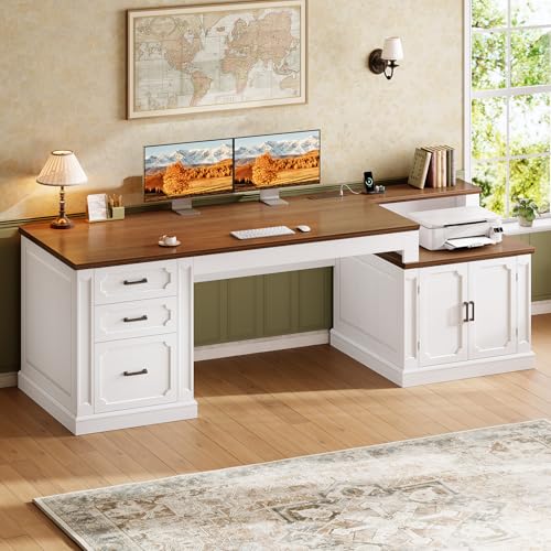 Farmhouse 70.9" Executive Desk, view 4