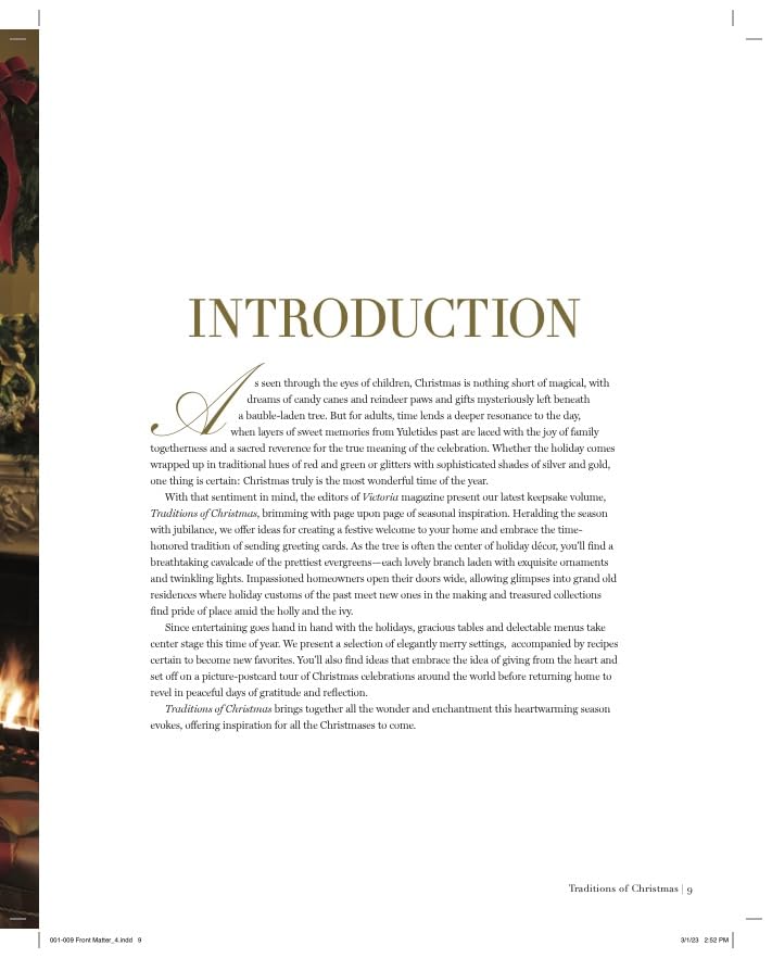 Traditions of Christmas book from Victoria Magazine, view 5