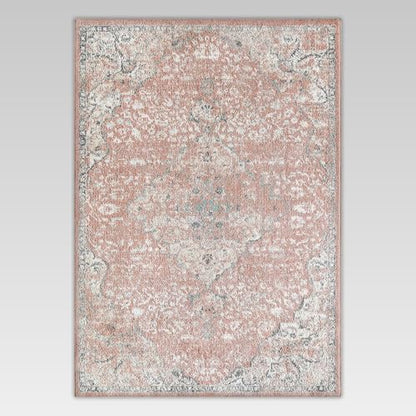 Harper HY50B Pink Amaranth Transitional Vintage Non-Shedding Living Room Bedroom Nursery Dining Home Office Area Rug, 5'0"x7'0"