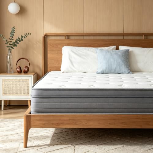 Memory Foam Hybrid Mattress in a Box with Pocket Spring for Pressure Relief, view 2