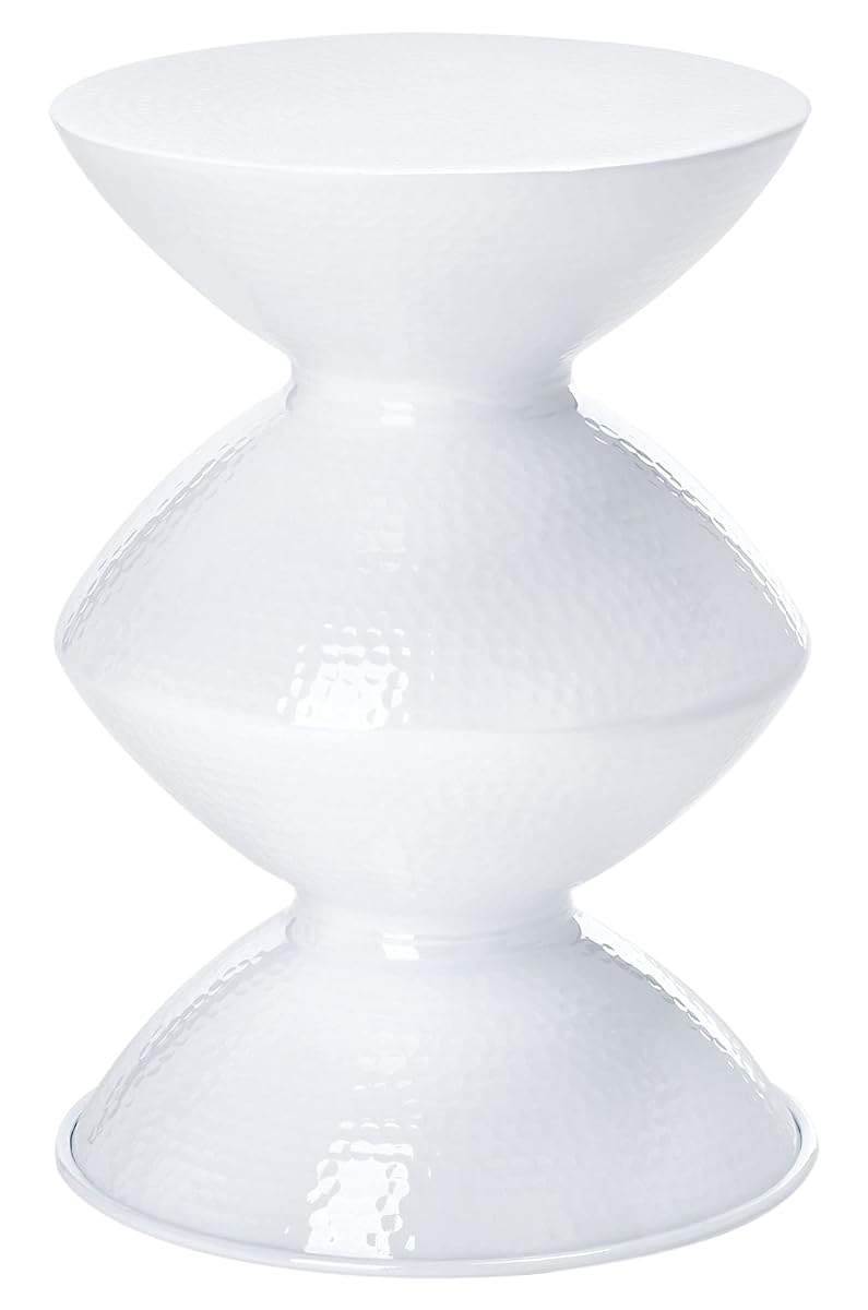 Safavieh Home Collection Guildsman White Stool Accent Table FOX5515B
