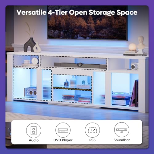80 Inch TV Stand for 85 Inch TVs, view 5