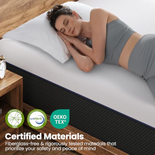 Firm King Mattress, 14 Inch Memory Foam Mattress King with Orthopedic Support, view 6