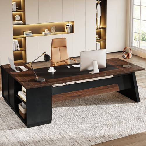 Tribesigns 78" L-Shaped Executive Desk, view 2