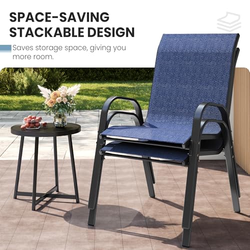 Patio Dining Chairs Set of 4, view 4