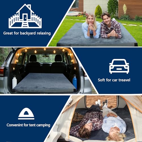 Memory Foam Camping Mattress Pad, CertiPUR-US Sleeping Mat, view 4