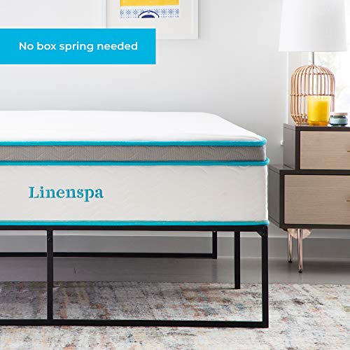 Sturdy Steel Platform Bed With Storage Base, view 5