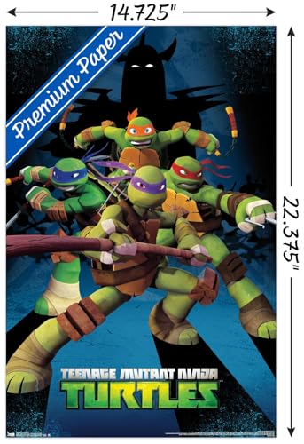 Nickelodeon Teenage Mutant Ninja Turtles - Assemble Wall Poster, 14.725" x 22.375", Premium Unframed Version