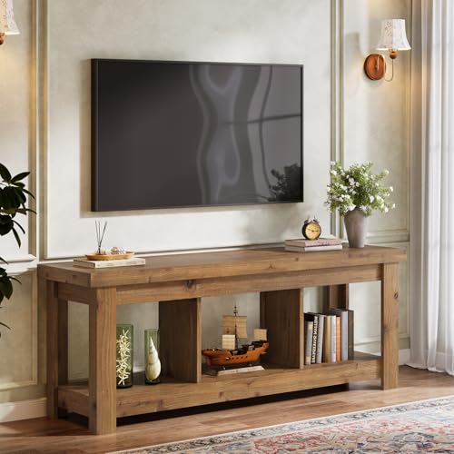 63" Solid Wood TV Stand, Entertainment Center for 65 inch TVs, view 6
