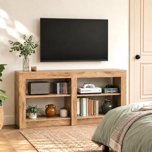 Tall TV Stand for TVs Up to 65 Inches, 59" Farmhouse TV Console, view 8