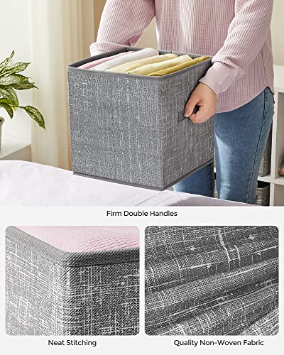Storage Cubes, Set of 6, 11-Inch Foldable Closet Organizers, view 6