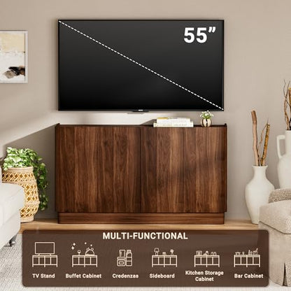 Large Sideboard Buffet Cabinet with Storage, view 8