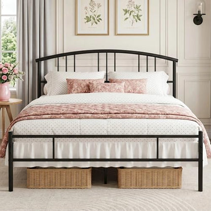 Queen Bed Frame with Headboard and Footboard, view 2