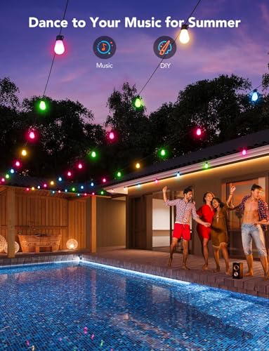 Govee Smart Outdoor String Lights H7015, view 6