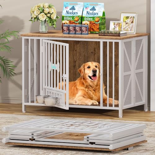 Foldable Large Dog Crate Furniture, view 2