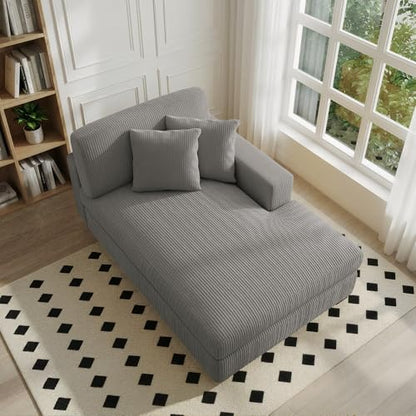 Chaise Lounge Chair Indoor, Oversized Upholstered Sofa Bed for Living Room, view 4