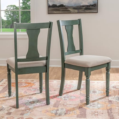 Powell Furniture Willow, Teal Blue, Set of 2 Side Chair