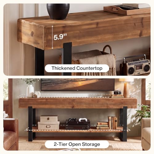Farmhouse Solid Wood TV Stand for 55/60/65-Inch TVs, view 7