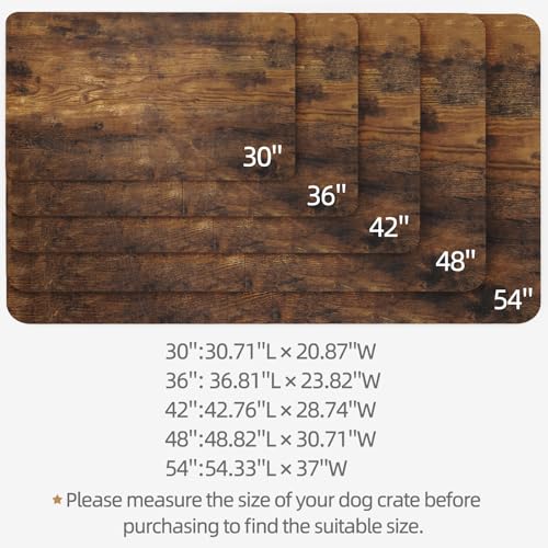 Dog Crate Topper for 36'' Dog Cage, Dog Kennel Topper Wood Countertop, view 6