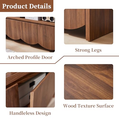 Farmhouse 60” TV Stand for Television up to 70 Inch, view 6
