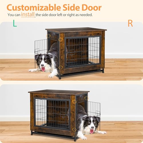 Wooden Dog Crate Furniture for Large Breed, view 5