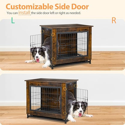 Wooden Dog Crate Furniture for Large Breed, view 5